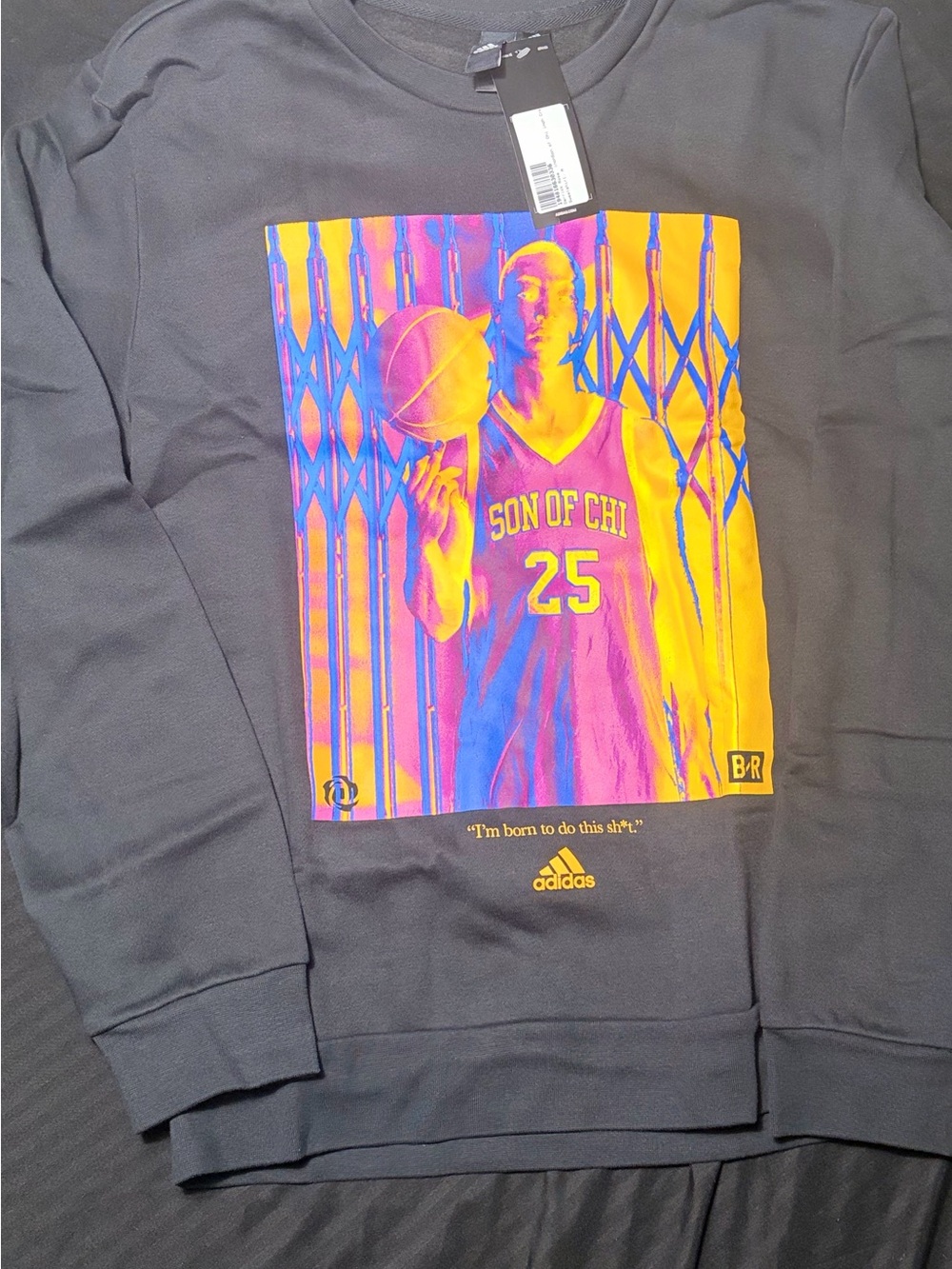 Adidas x Bleacher Report Derrick Rose Son of Chi Sweatshirt M NWT